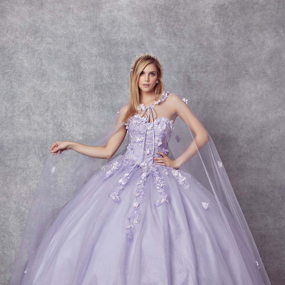 NEW FLOOR LENGTH OFF SHOULDER BALL GOWN EMBROIDERED WITH FLORAL APPLIQUE JT 1435
